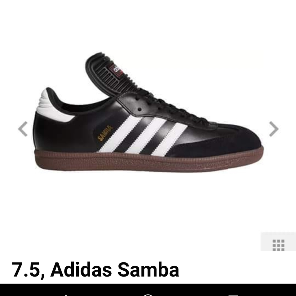 Men's Adidas Samba Sneakers, Never Worn, boxed is damaged but shoes are perfect.